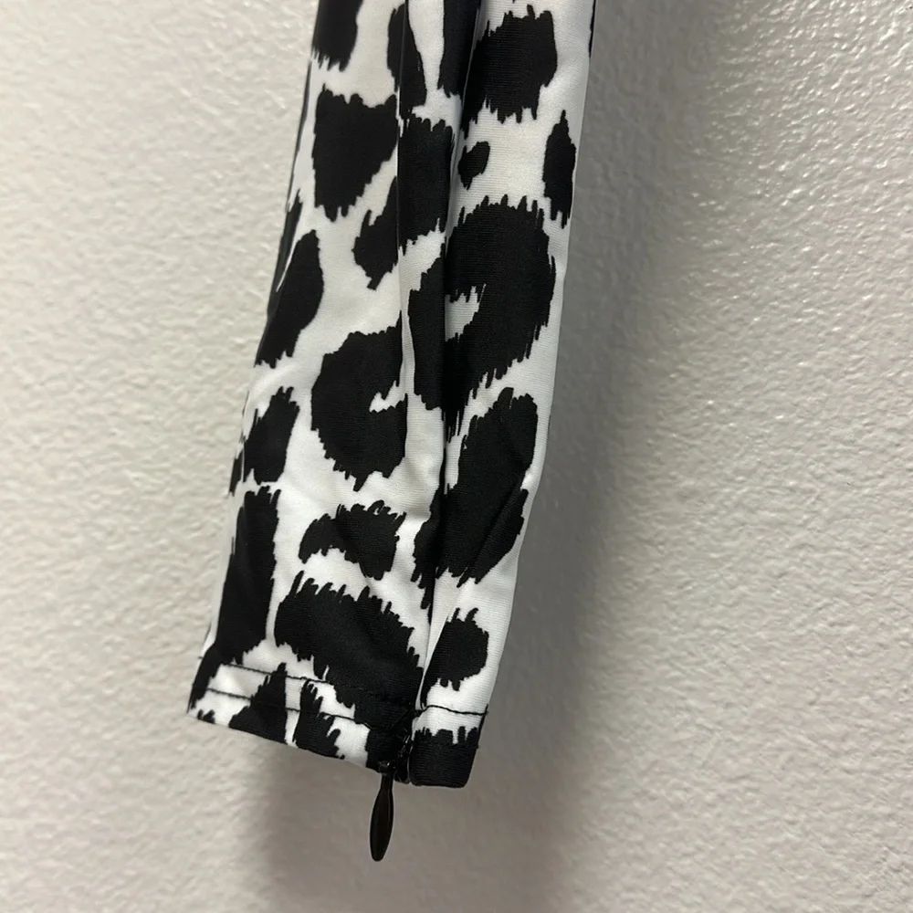 Black & White Ryan Leopard Night Out Dress - Picture 5 of 7